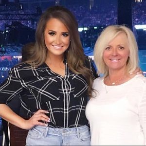 Express Black and White Button Down